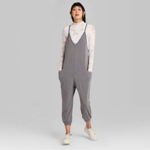 Wild Fable Gray One Piece Jumpsuit Romper